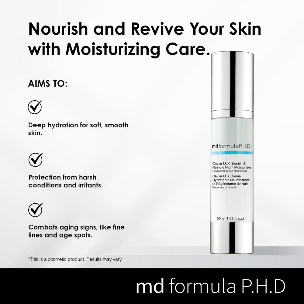 Skin Chemist Caviar LUX Nourish & Restore Night Moisturiser 50ml