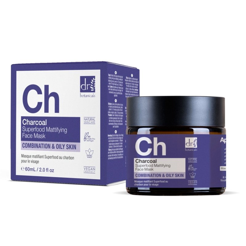 Skin Chemist Charcoal Superfood Mattifying Face Mask 60ml