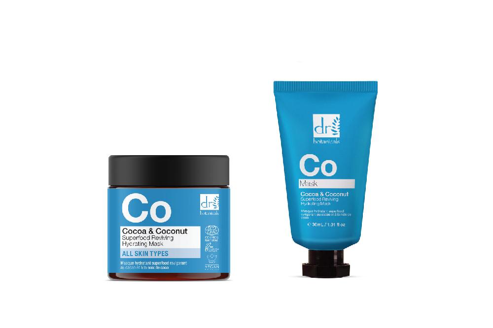 skin chemist Cocoa & Coconut Superfood Reviving Hydrating Mask Duo