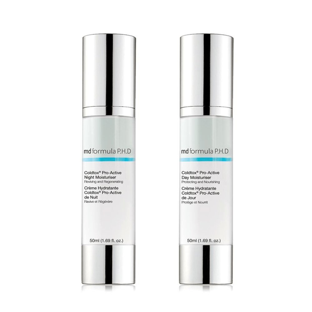 skin chemist Coldtox Pro-Active Day & Night Moisturiser Kit