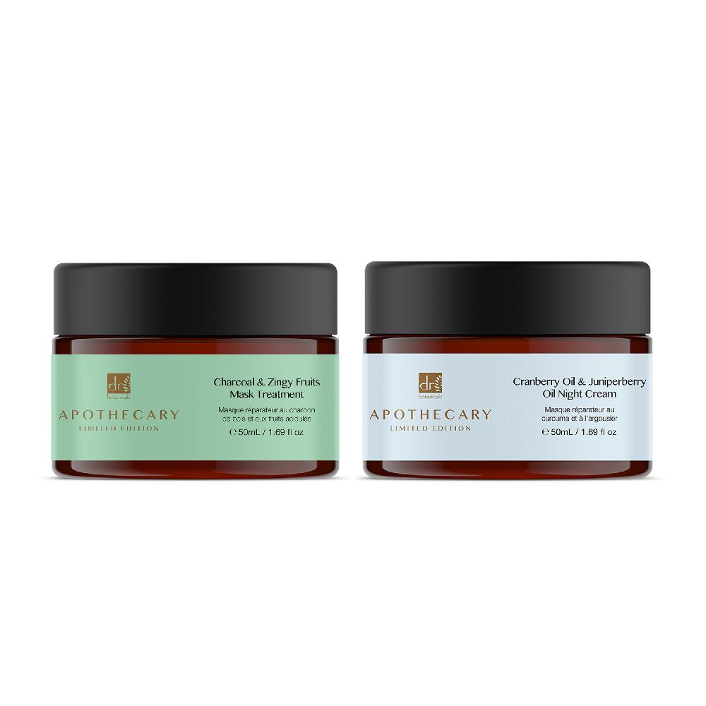 skin chemist Cranberry Oil and Juniperberry Oil Night Cream + DB Charcoal and Zingy