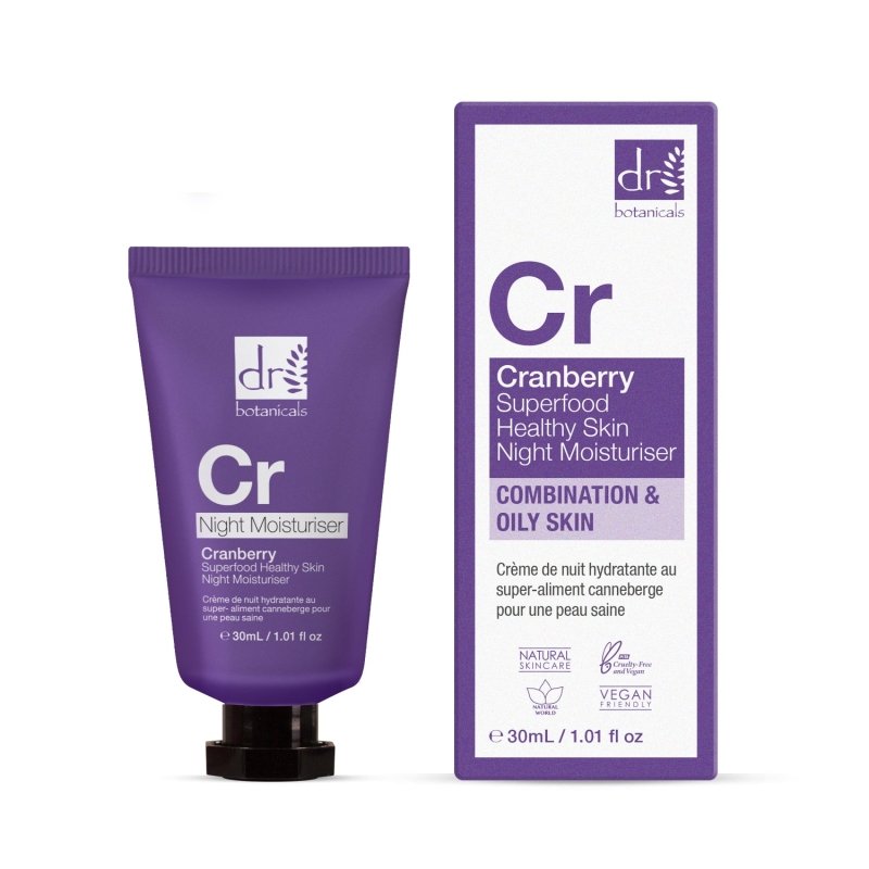 Skin Chemist Cranberry Superfood Healthy Skin Night Moisturiser 30ml