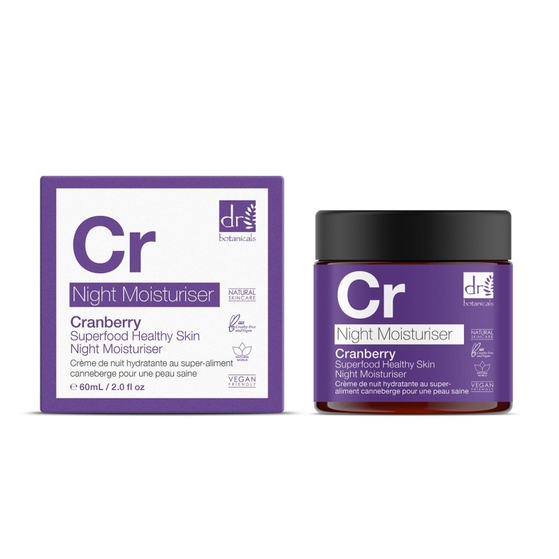 Skin Chemist Cranberry Superfood Healthy Skin Night Moisturiser 60ml