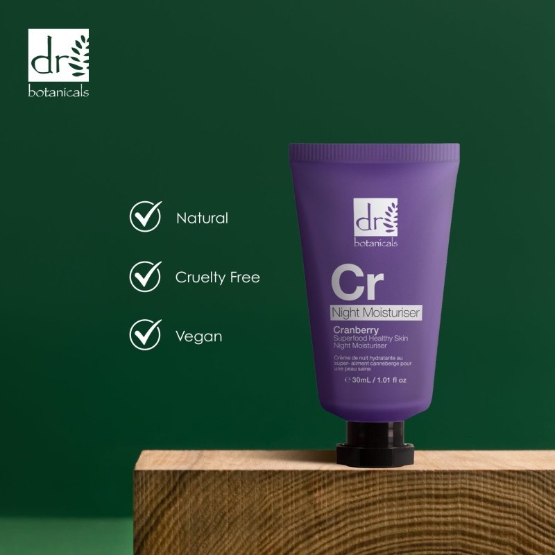 Skin Chemist Cranberry Superfood Healthy Skin Night Moisturiser 30ml