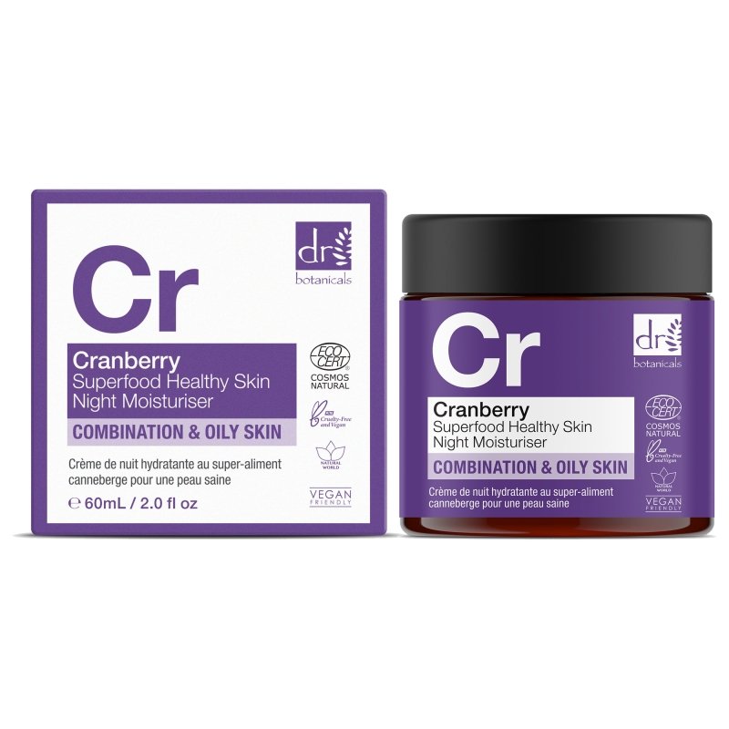 Skin Chemist Cranberry Superfood Healthy Skin Night Moisturiser 60ml