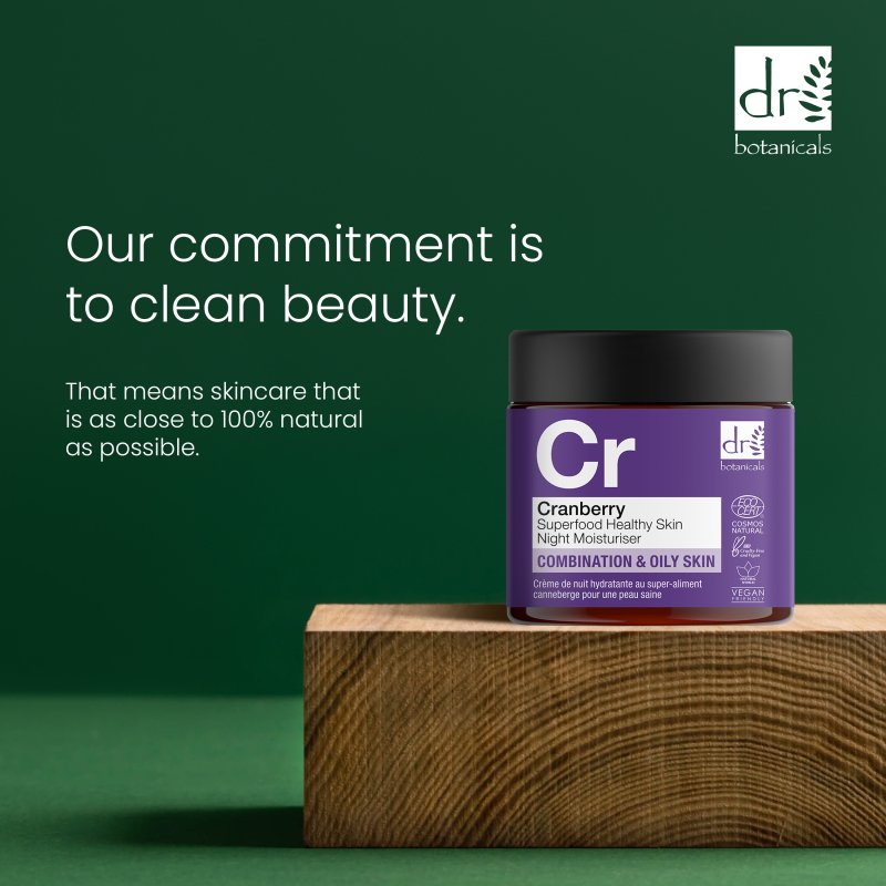 Skin Chemist Cranberry Superfood Healthy Skin Night Moisturiser 60ml