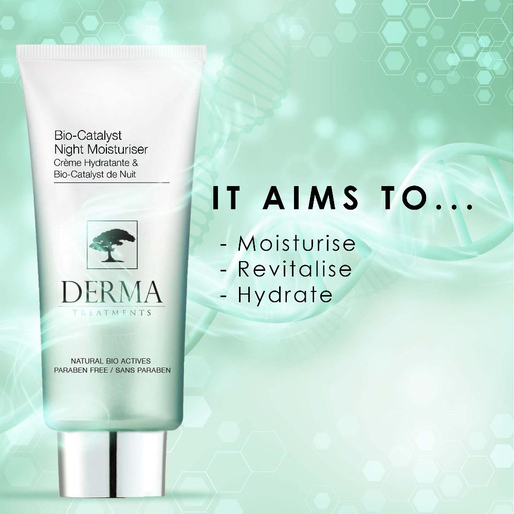 Skin Chemist Derma Treatments Bio-Catalyst Night Moisturiser 50ml Twin Value Saving