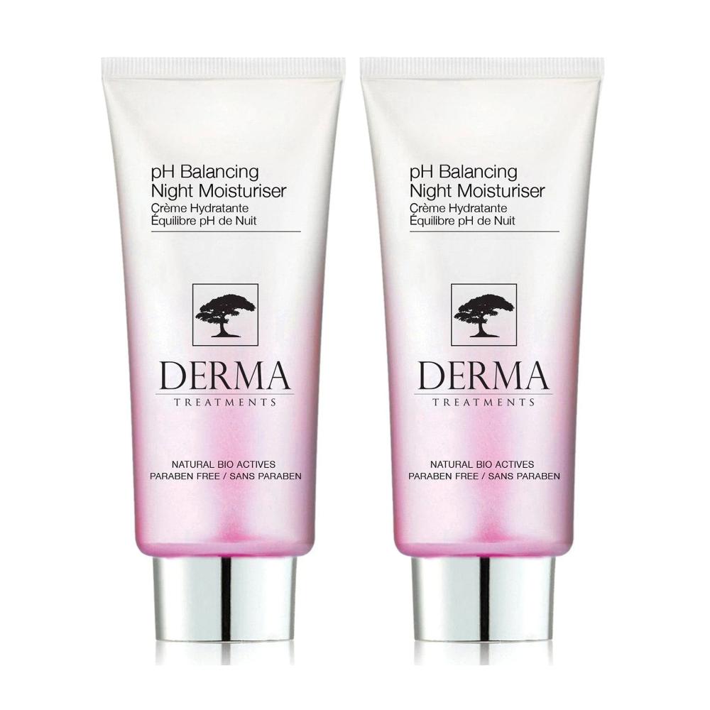 skin chemist Derma Treatments pH Balancing Night Moisturiser 50ml Twin Value Saving