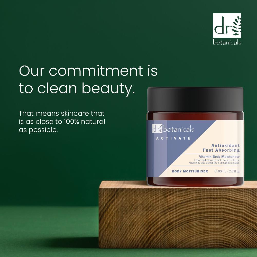 Skin Chemist Dr Botanicals Activate Anti-Oxidant Fast Absorbing Vitamin Body Moistu