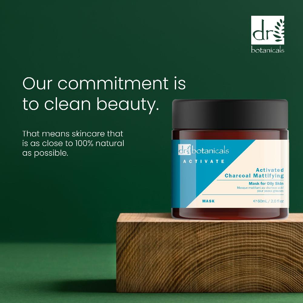 Skin Chemist Dr Botanicals Activate Charcoal Mattifying Mask For Oily Skin 60ml Twi