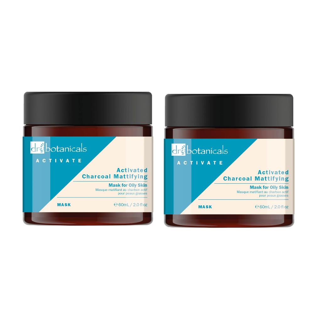 skin chemist Dr Botanicals Activate Charcoal Mattifying Mask for Oily Skin 60ml Twi