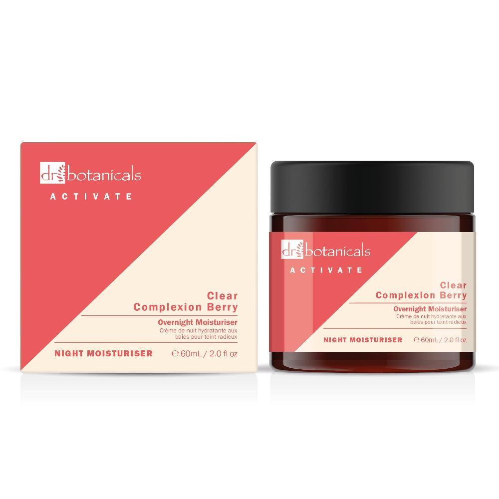 Skin Chemist Dr Botanicals Activate Clear Complexion Berry Overnight Moisturiser 60