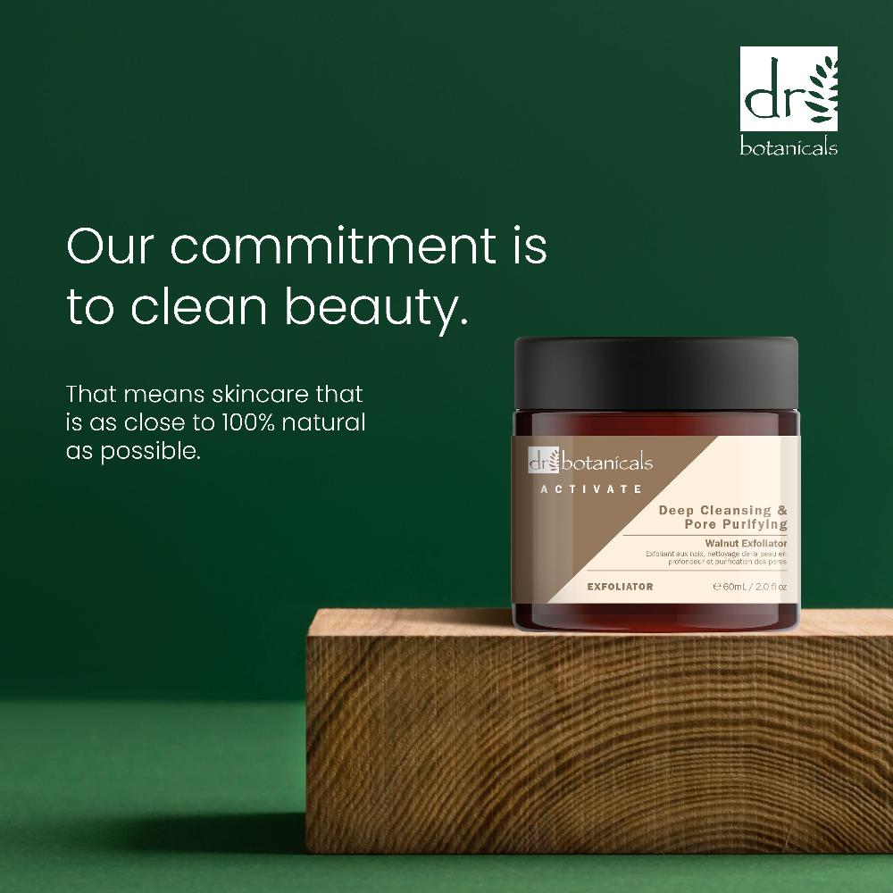 Skin Chemist Dr Botanicals Activate Deep Cleansing & Pore Purifying Walnut Exfoliat