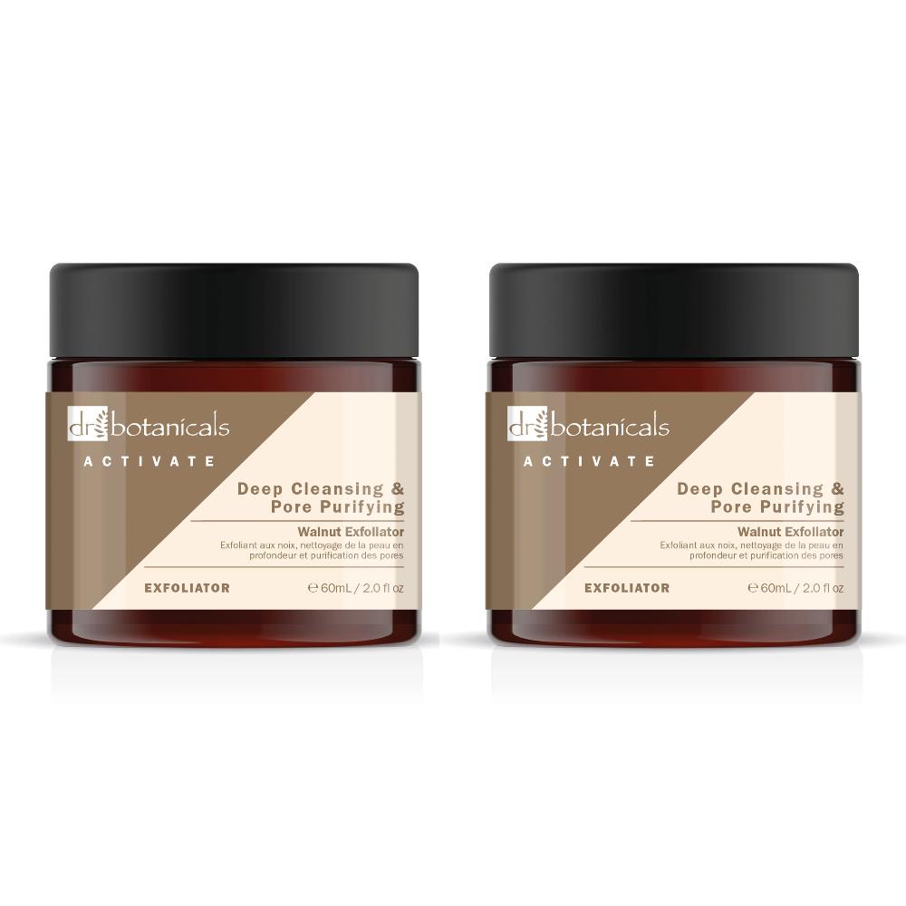 skin chemist Dr Botanicals Activate Deep Cleansing & Pore Purifying Walnut Exfoliat