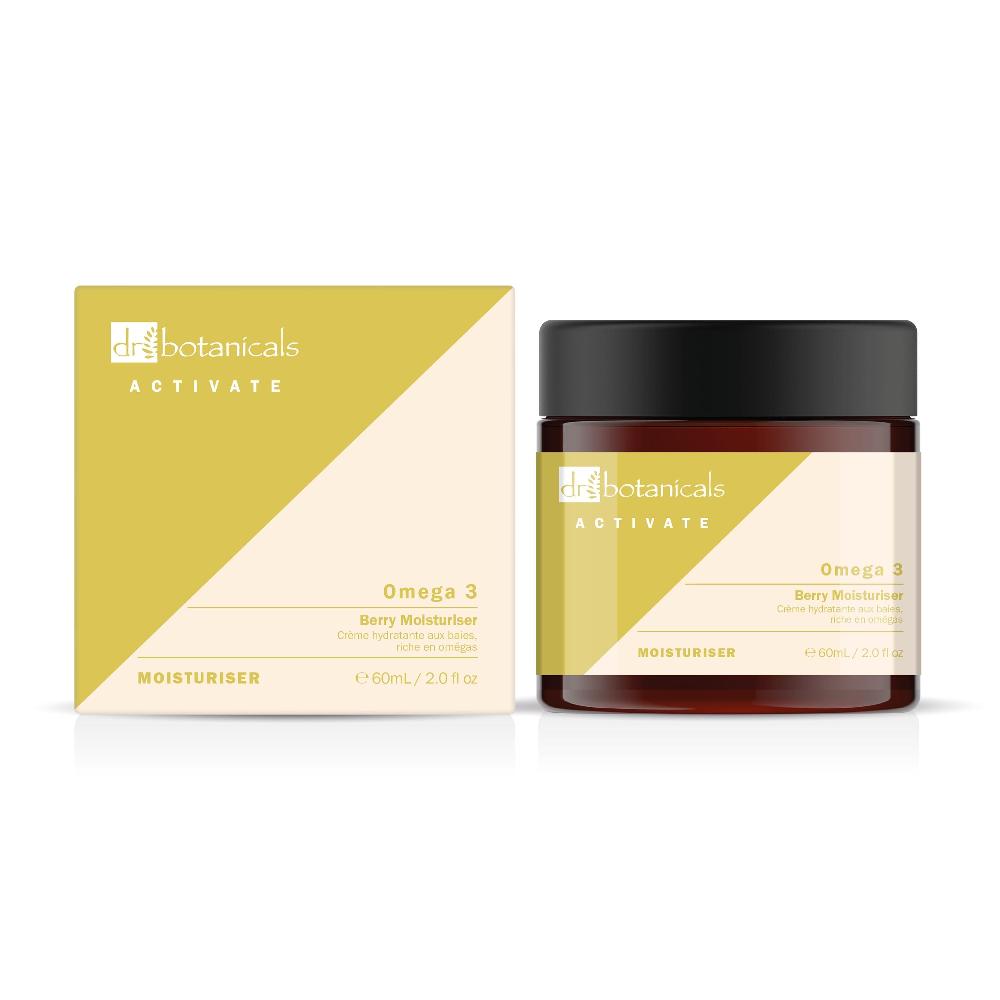 Skin Chemist Dr Botanicals Activate Omega 3 Berry Moisturiser 60ml Twin Value Savin