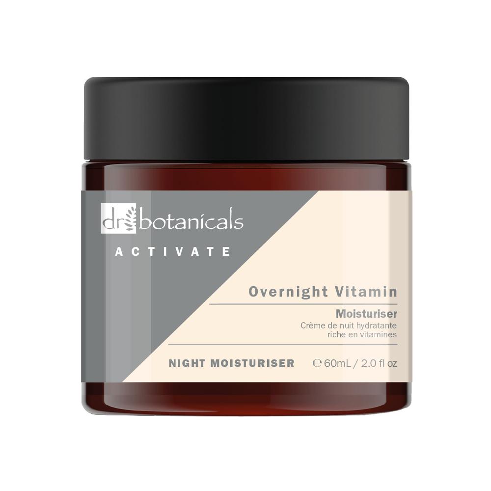 Skin Chemist Dr Botanicals Activate Overnight Vitamin Moisturiser 60ml Twin Value S