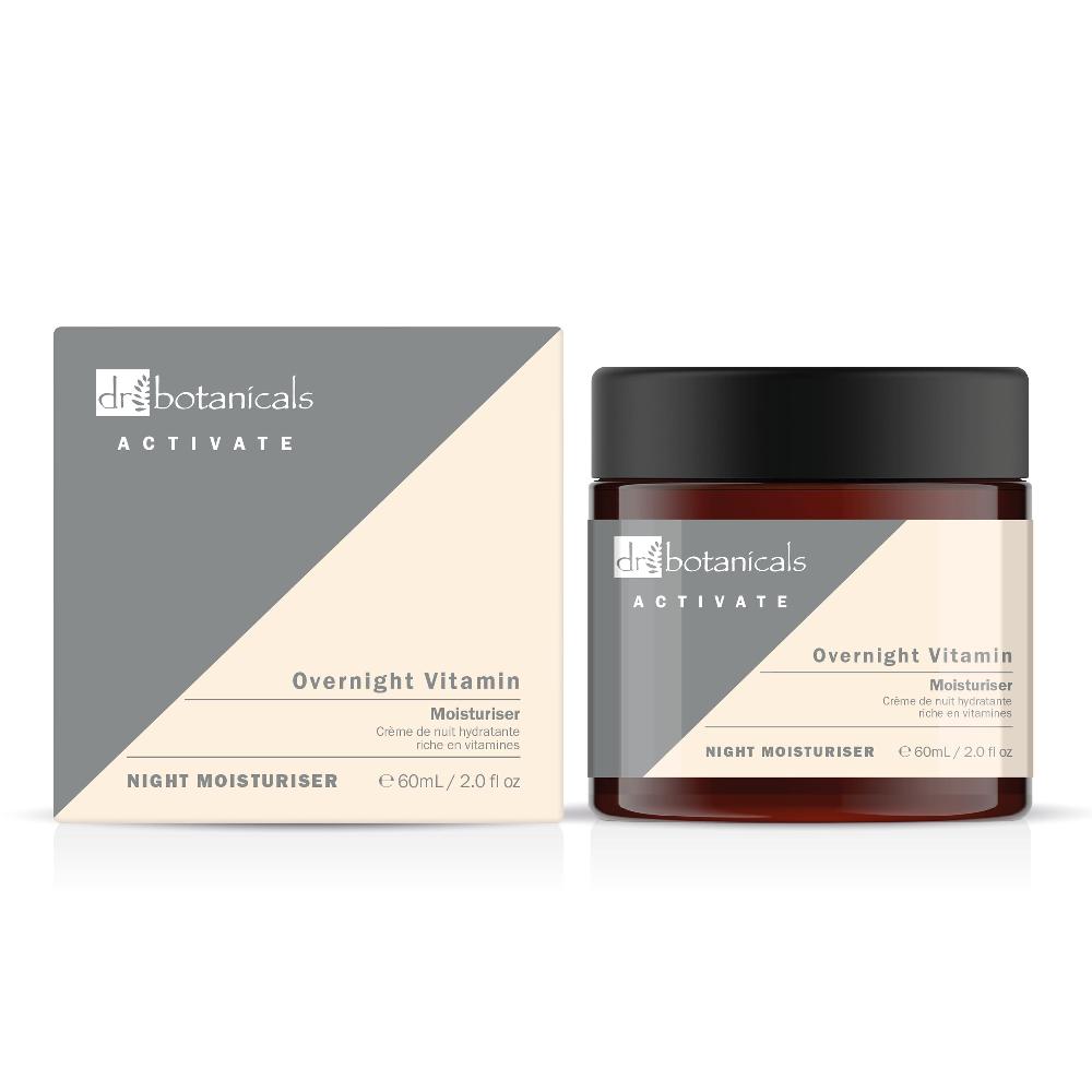 Skin Chemist Dr Botanicals Activate Overnight Vitamin Moisturiser 60ml Twin Value S