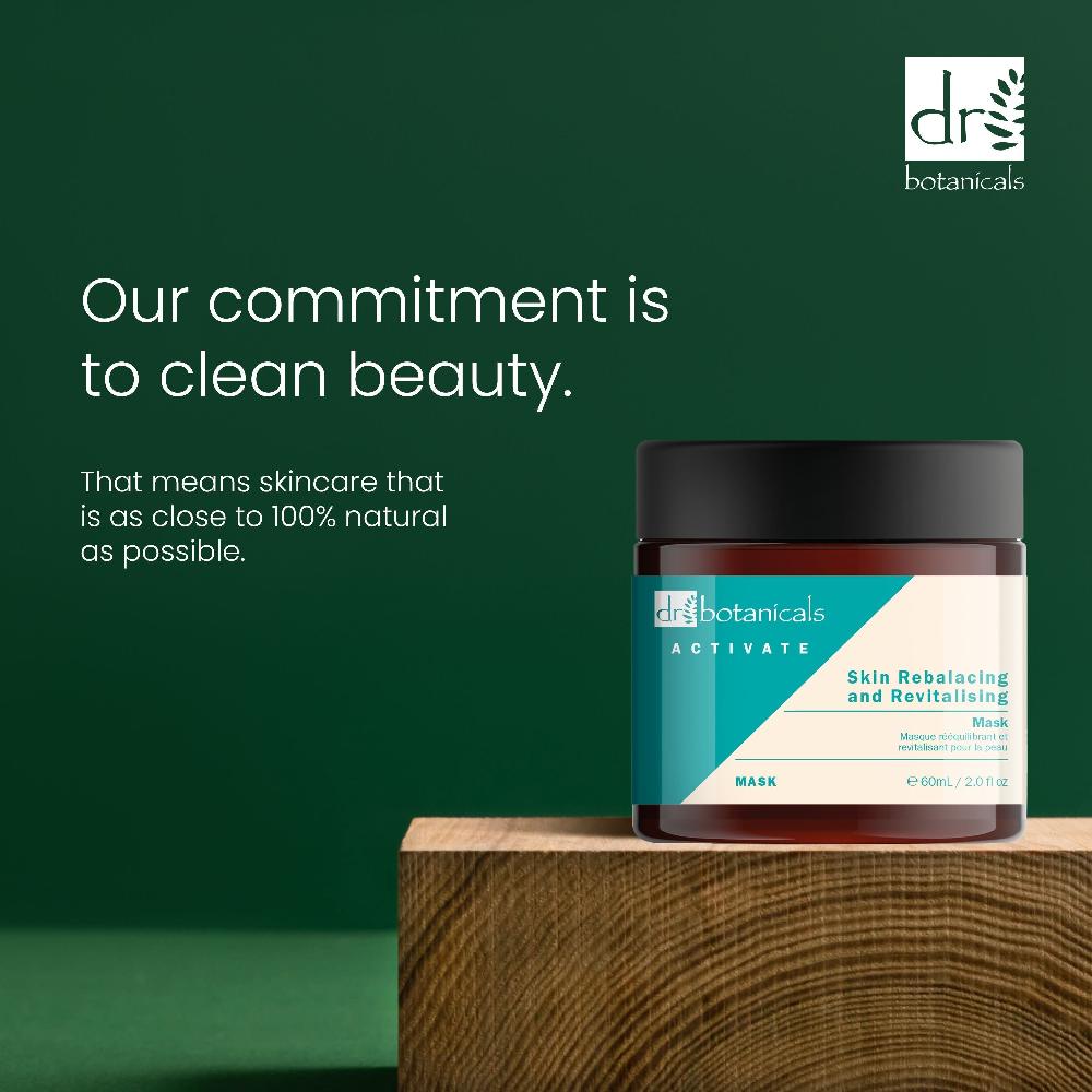 Skin Chemist Dr Botanicals Activate Skin Rebalancing & Revitalising Mask 60ml Twin