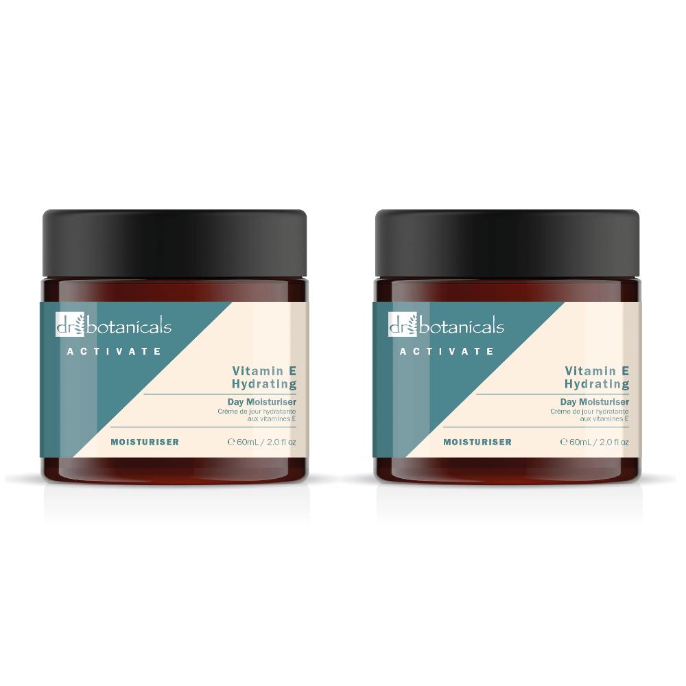skin chemist Dr Botanicals Activate Vitamin E Hydrating Day Moisturiser 60ml Twin V
