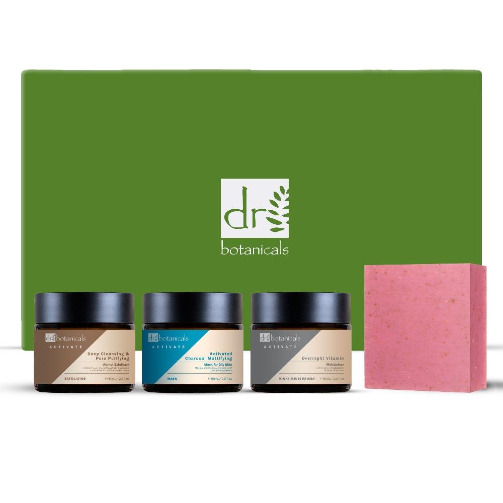 skin chemist Dr Botanicals Anti-Ageing Activate Morning Skincare Gift Set