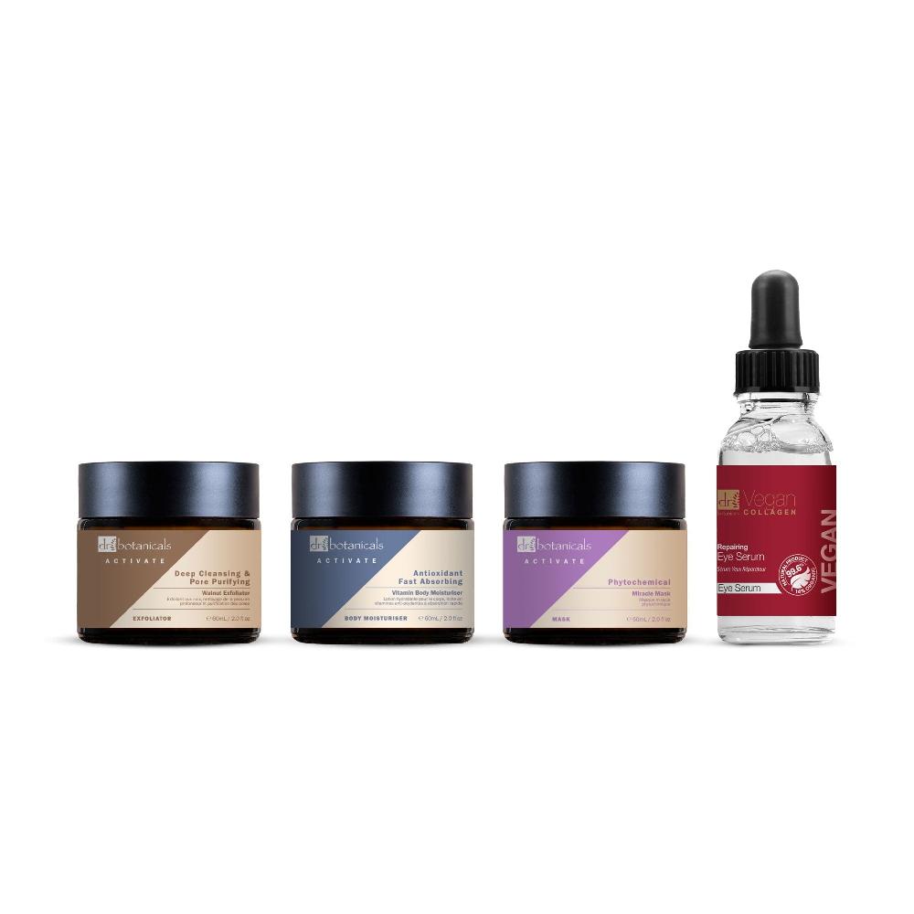 skin chemist Dr Botanicals Anti-Ageing Activate Radiance Renewal SHORT DATE Kit