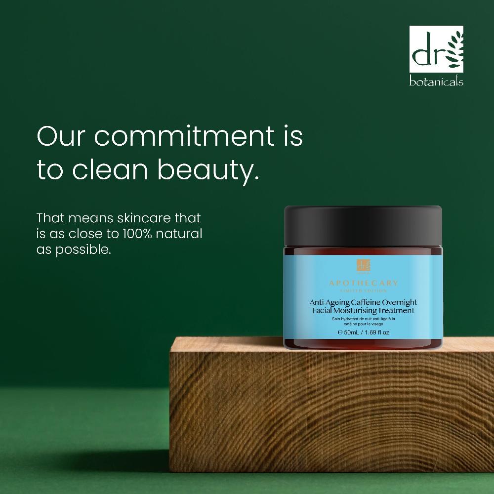 Skin Chemist Dr Botanicals Anti-Ageing Caffeine Overnight Facial Moisturising Treat