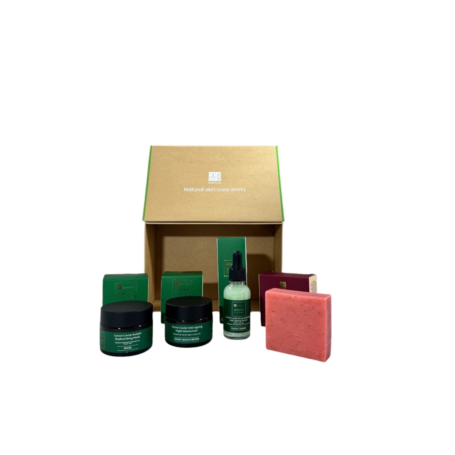 Skin Chemist Dr Botanicals Anti-Ageing Green Caviar Night Skincare Christmas Gift S
