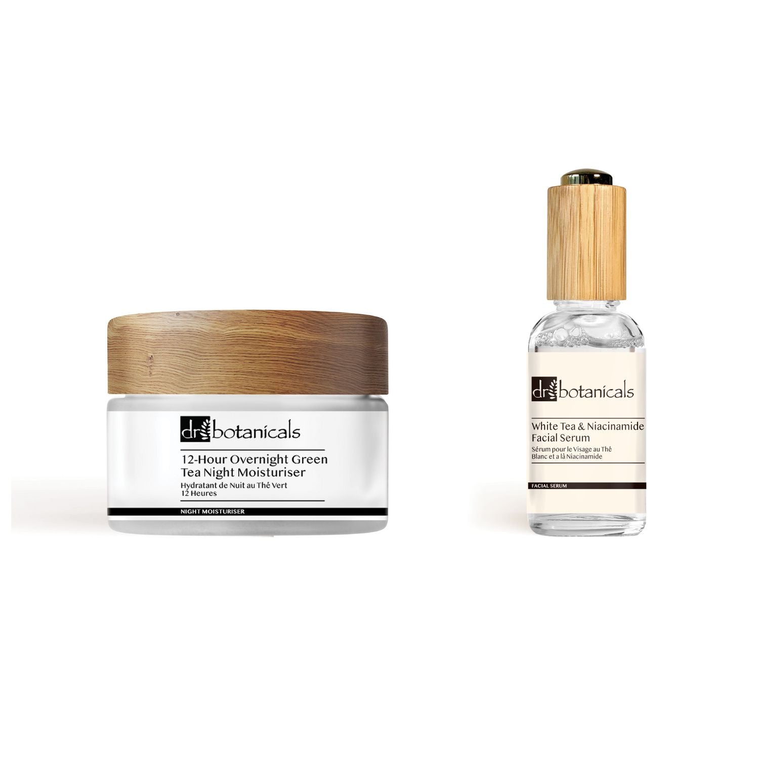 skin chemist Dr Botanicals Anti-Ageing Plant-Based Moisturiser & Facial Serum Kit
