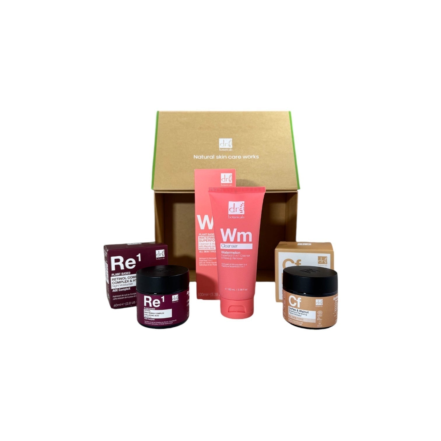 skin chemist Dr Botanicals Anti-Ageing Retinol Evening Christmas Gift Set