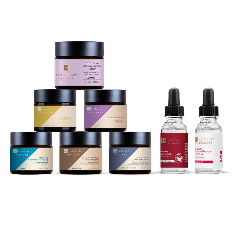 skin chemist Dr Botanicals Anti-Ageing Total Glow SHORT DATE Kit