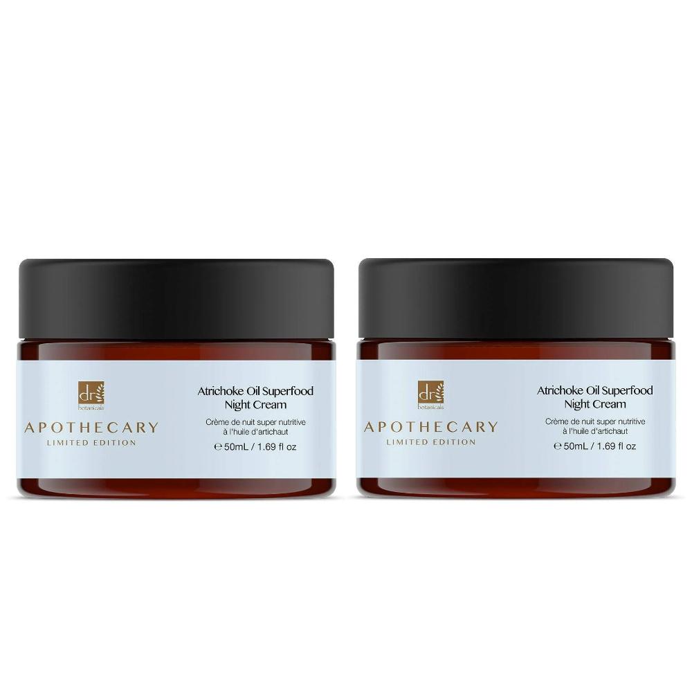 skin chemist Dr Botanicals Artichoke Oil Superfood Night Cream 50ml Twin Value Savi