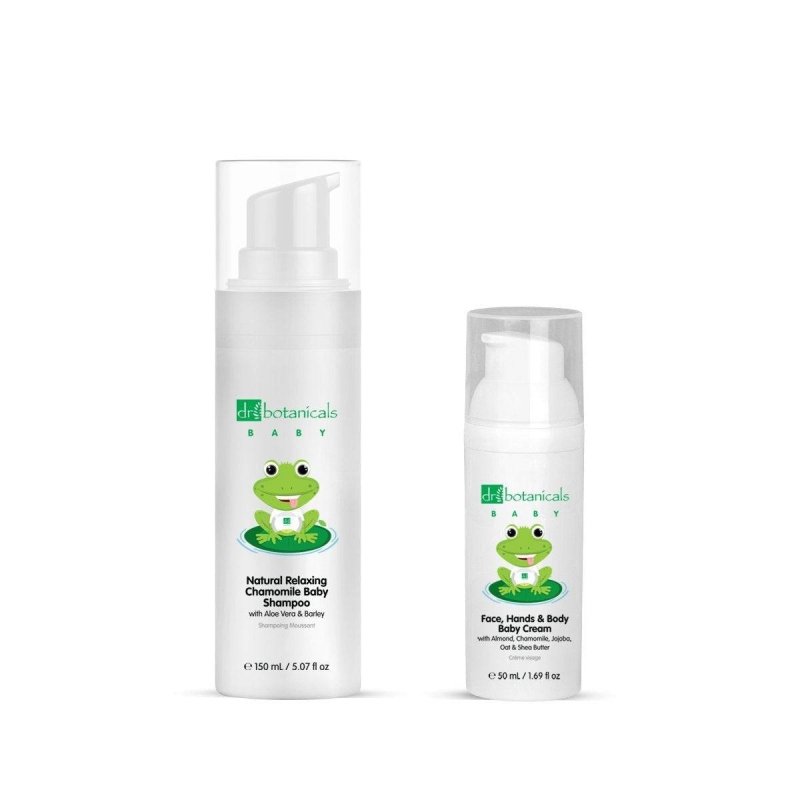 skin chemist Dr Botanicals Baby Bubble Bath & Cream Kit
