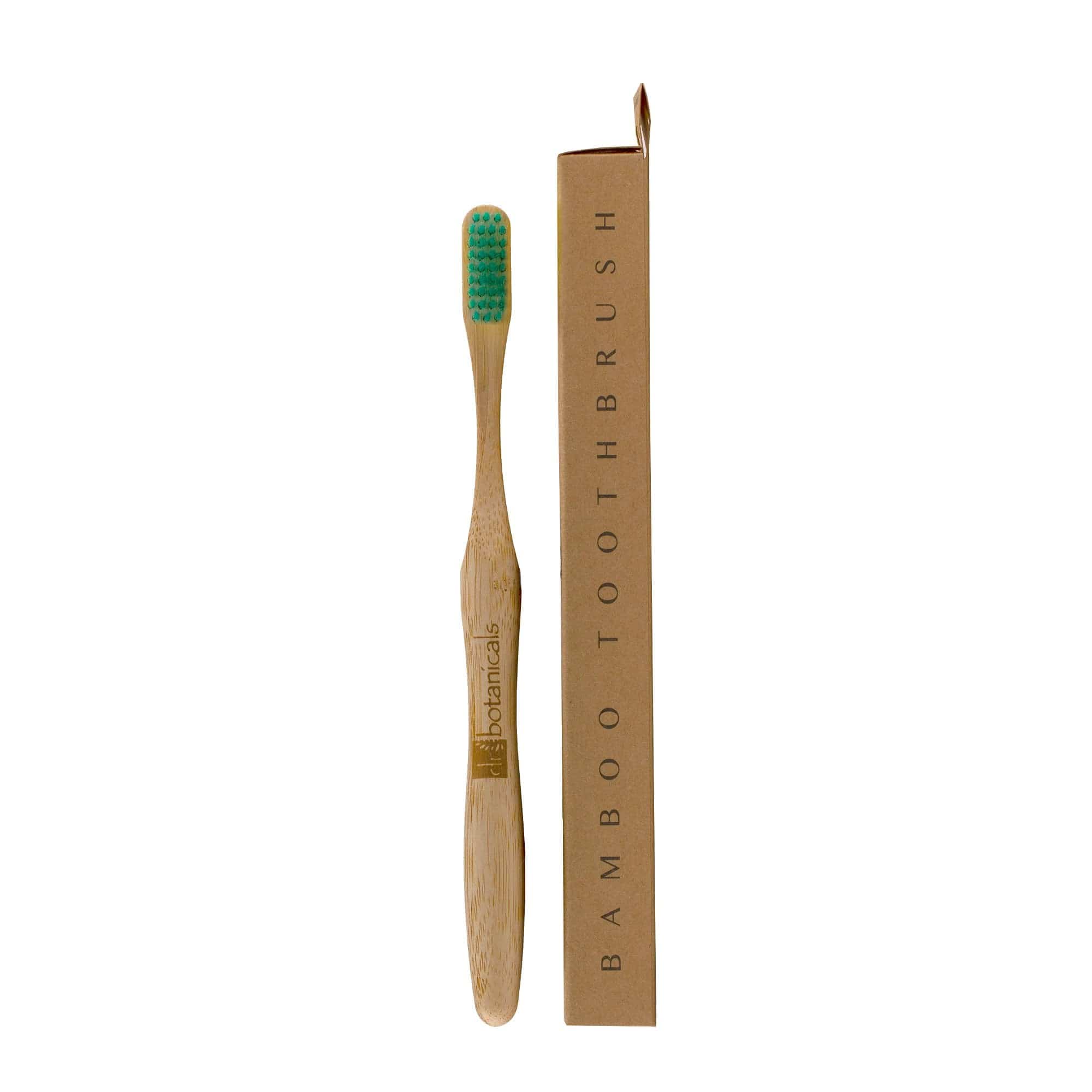 Skin Chemist Dr Botanicals Bamboo Toothbrush Green Twin Value Savings Pack