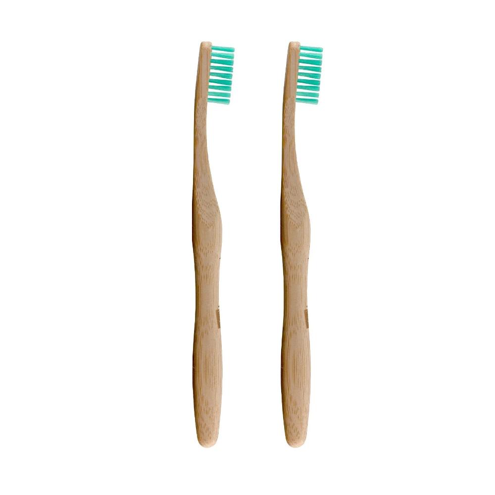 skin chemist Dr Botanicals Bamboo Toothbrush Green Twin Value Savings Pack