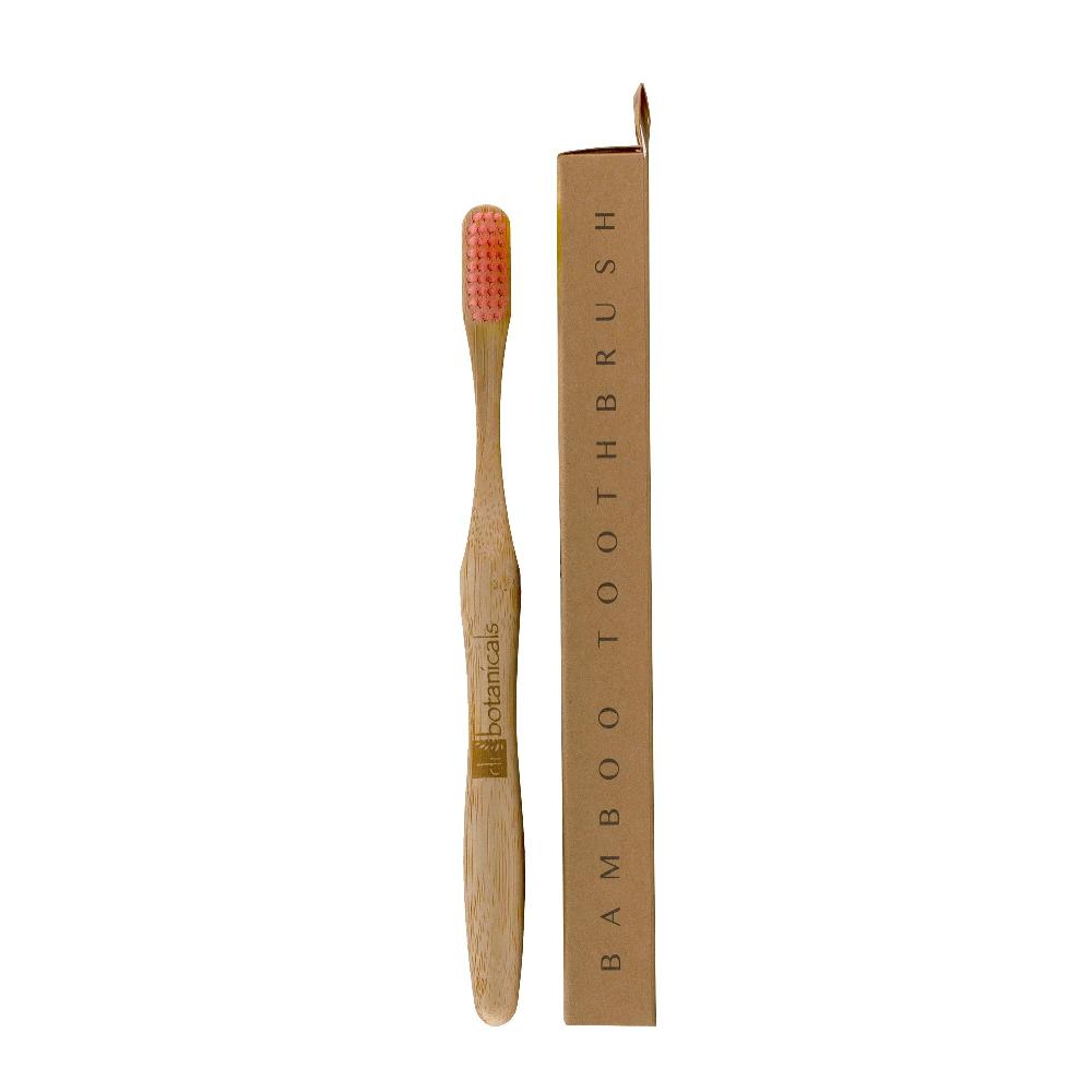 Skin Chemist Dr Botanicals Bamboo Toothbrush Pink Twin Value Savings Pack