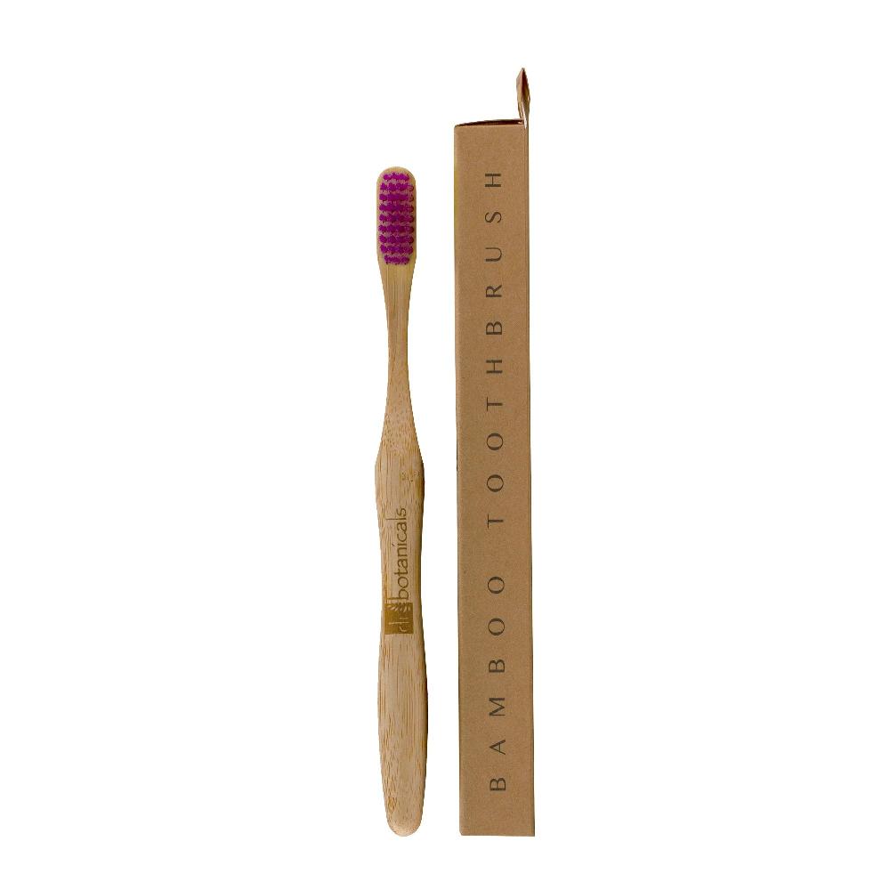 Skin Chemist Dr Botanicals Bamboo Toothbrush Purple Twin Value Savings Pack