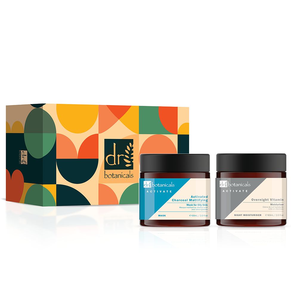 skin chemist Dr Botanicals Charcoal Mask & Vitamin Moisturiser Anti-Ageing Kit