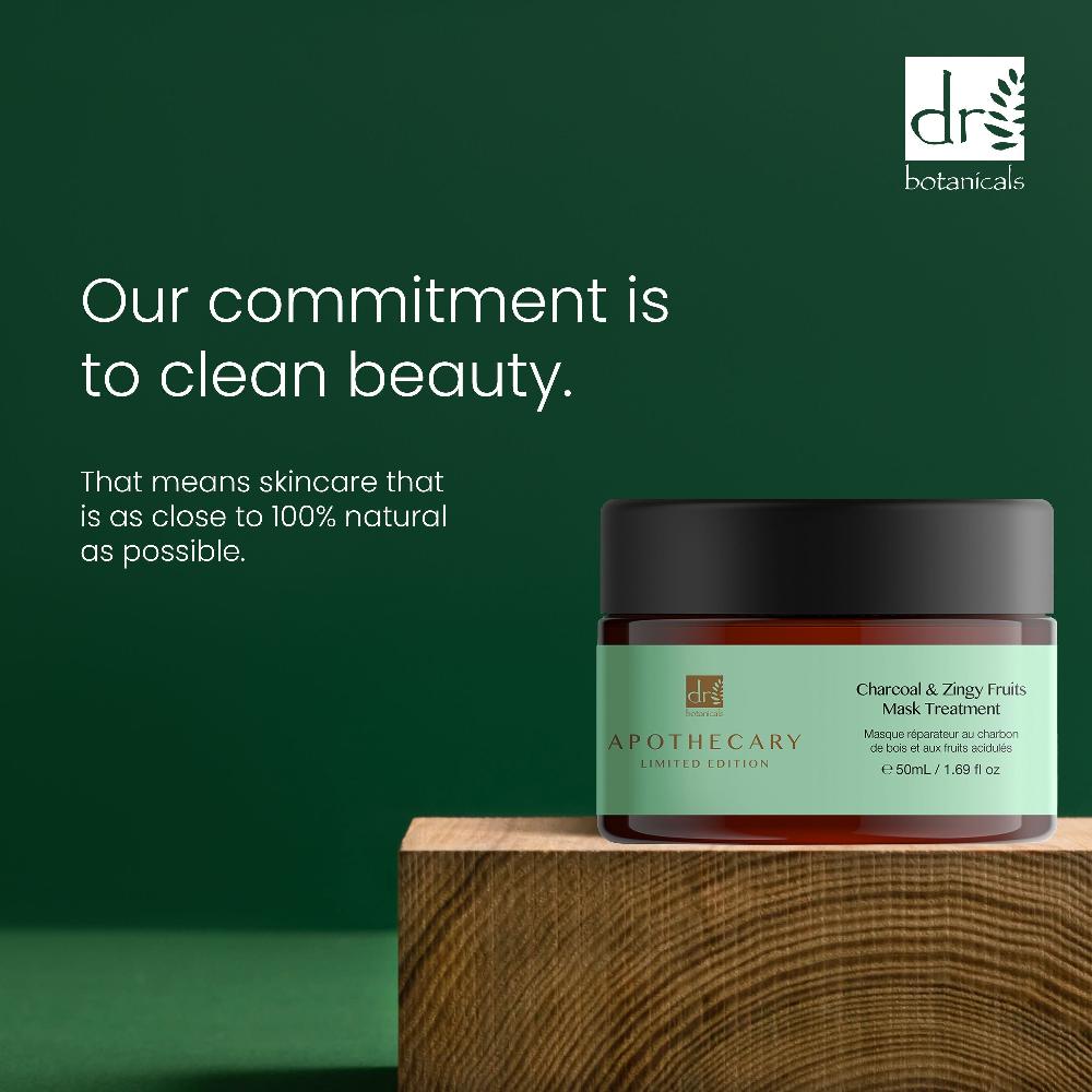 Skin Chemist Dr Botanicals Charcoal & Zingy Fruits Treatment Mask 50ml Twin Value S