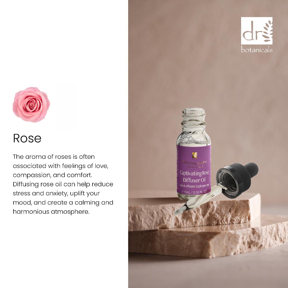 Skin Chemist Dr Botanicals Christmas Relaxtion Rose Diffuser Kit With Sandalwood &