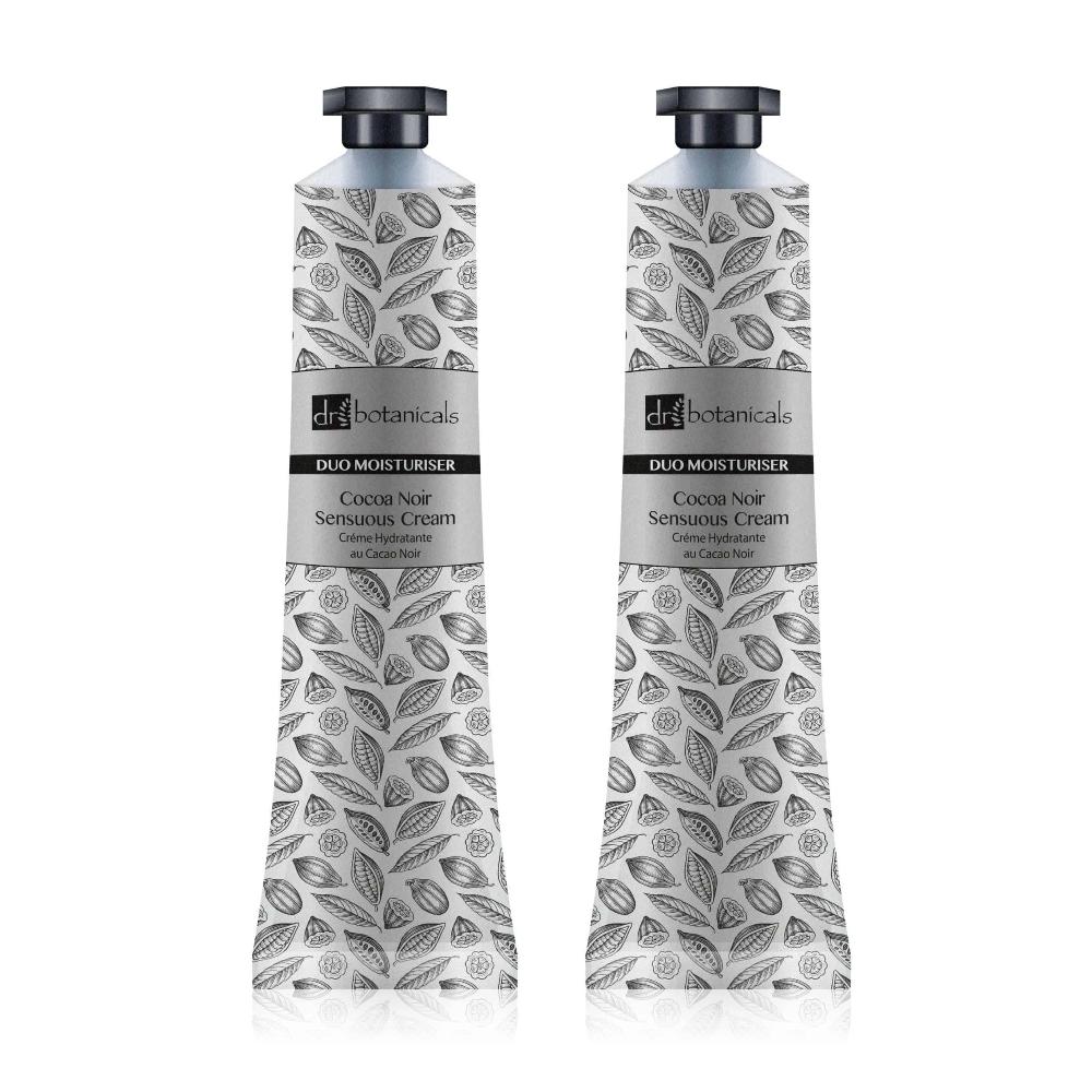 skin chemist Dr Botanicals Cocoa Noir Sensuous Cream 50ml Twin Value Savings Pack