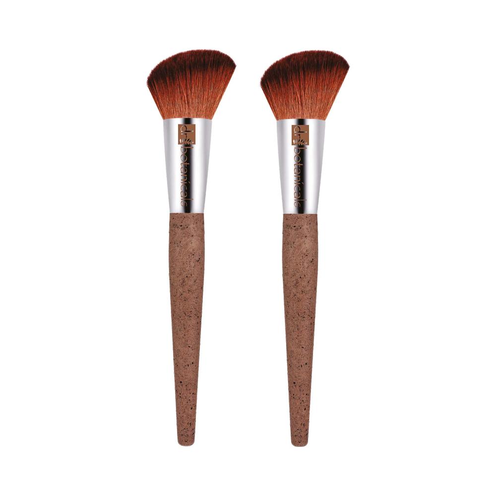 skin chemist Dr Botanicals Coffee Ground Blush Brush Twin Value Savings Pack
