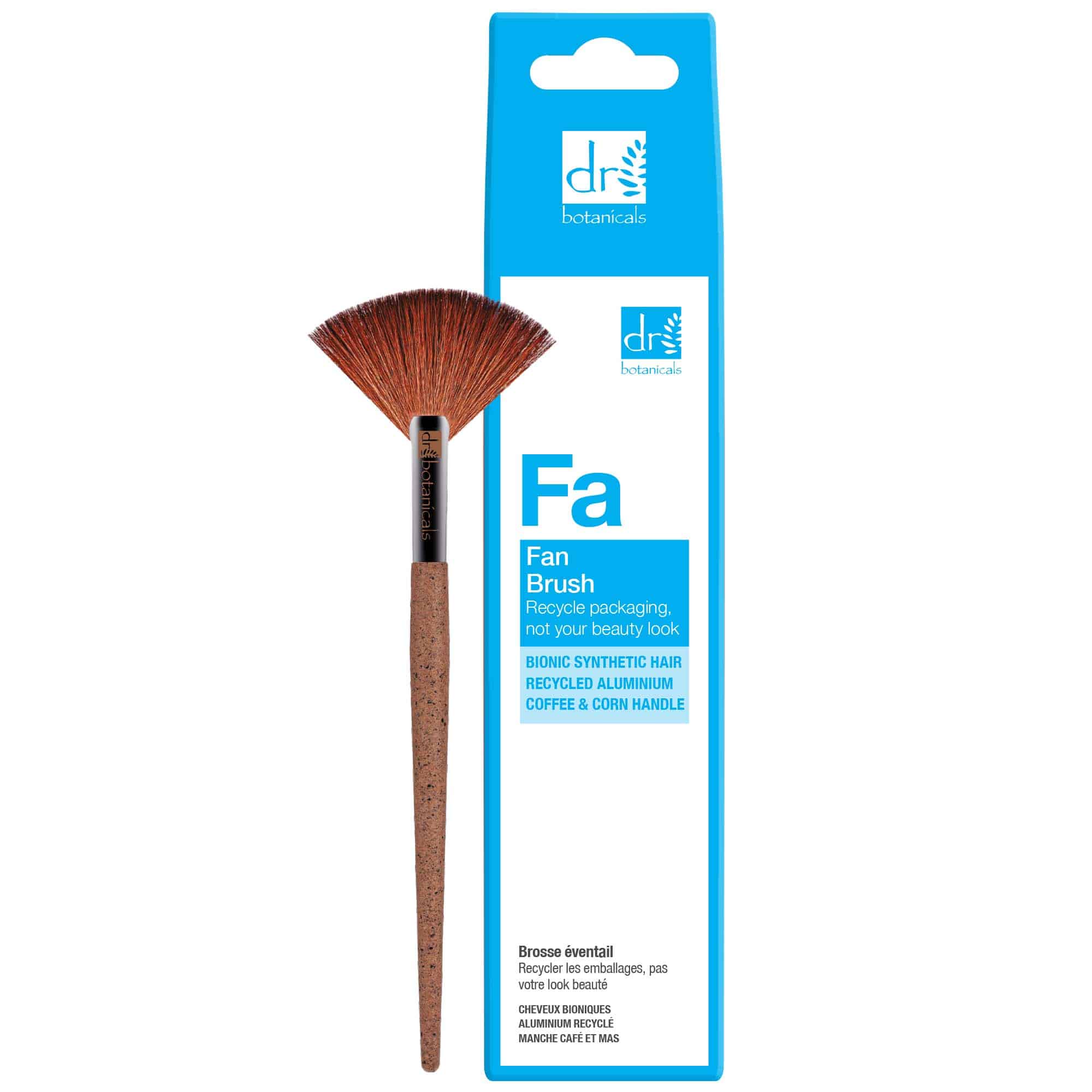 Skin Chemist Dr Botanicals Coffee Ground Fan Brush Twin Value Savings Pack