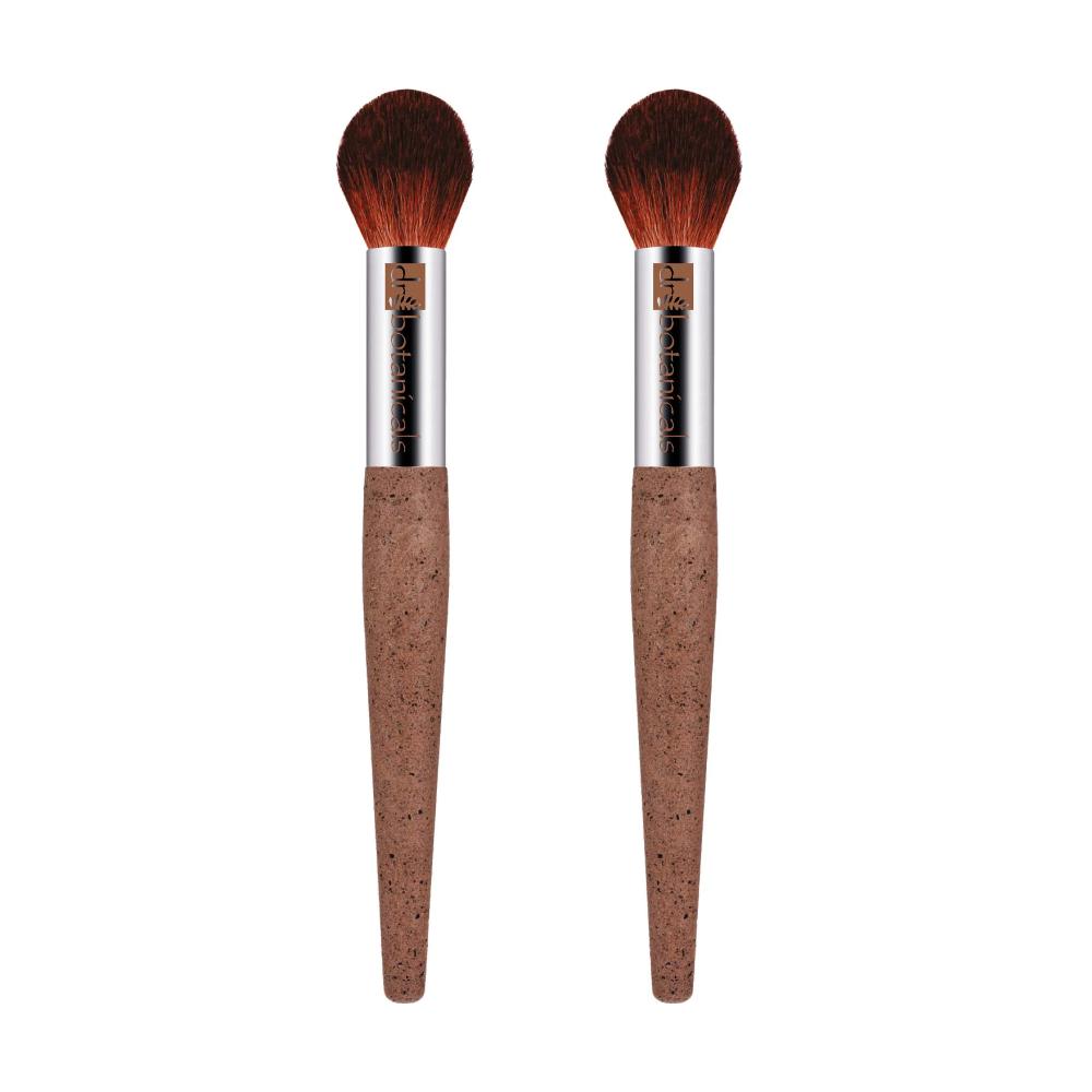 skin chemist Dr Botanicals Coffee Ground Illuminating Brush Twin Value Savings Pack