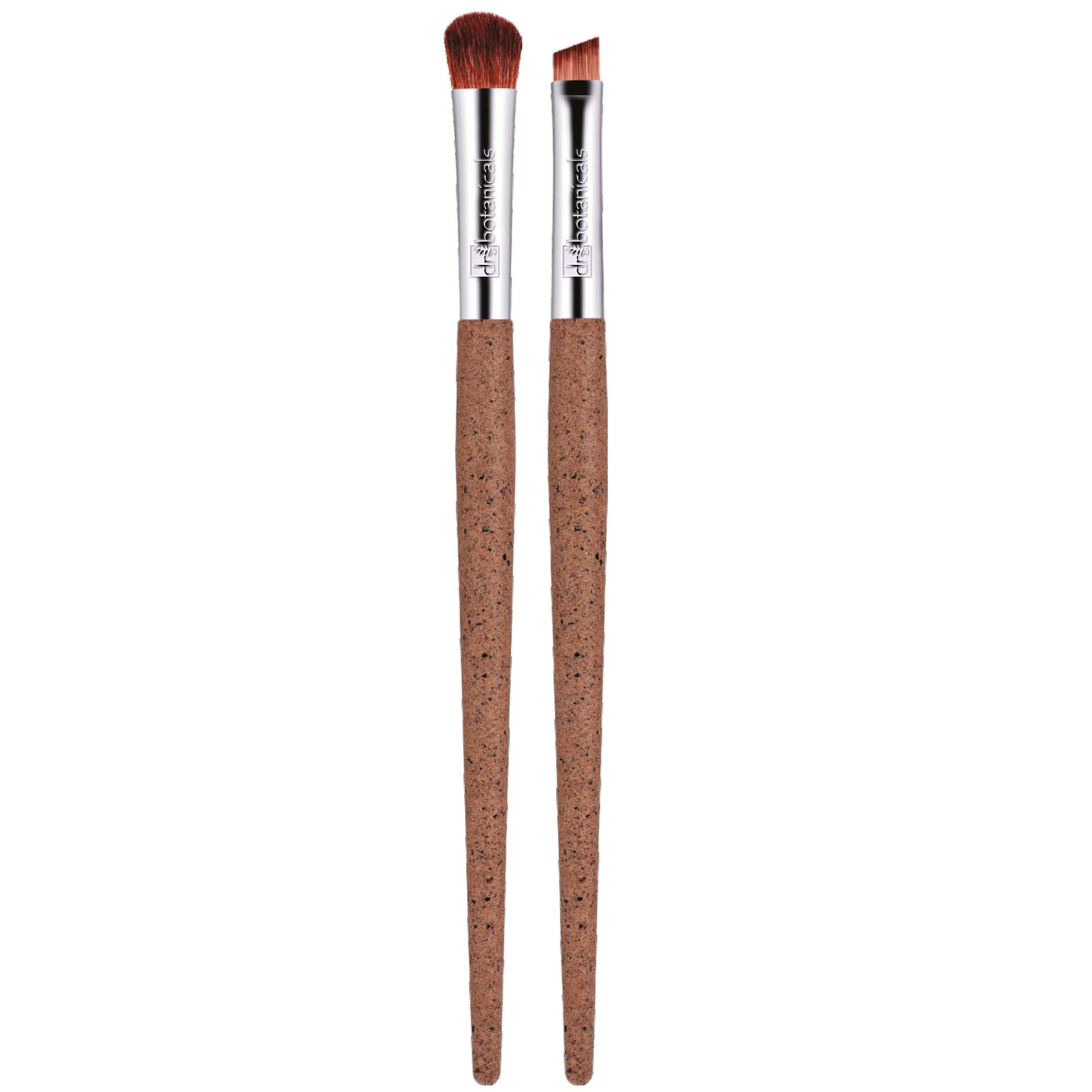 Skin Chemist Dr Botanicals Coffee Ground Set Of 2 Eye Brushes Twin Value Savings Pa