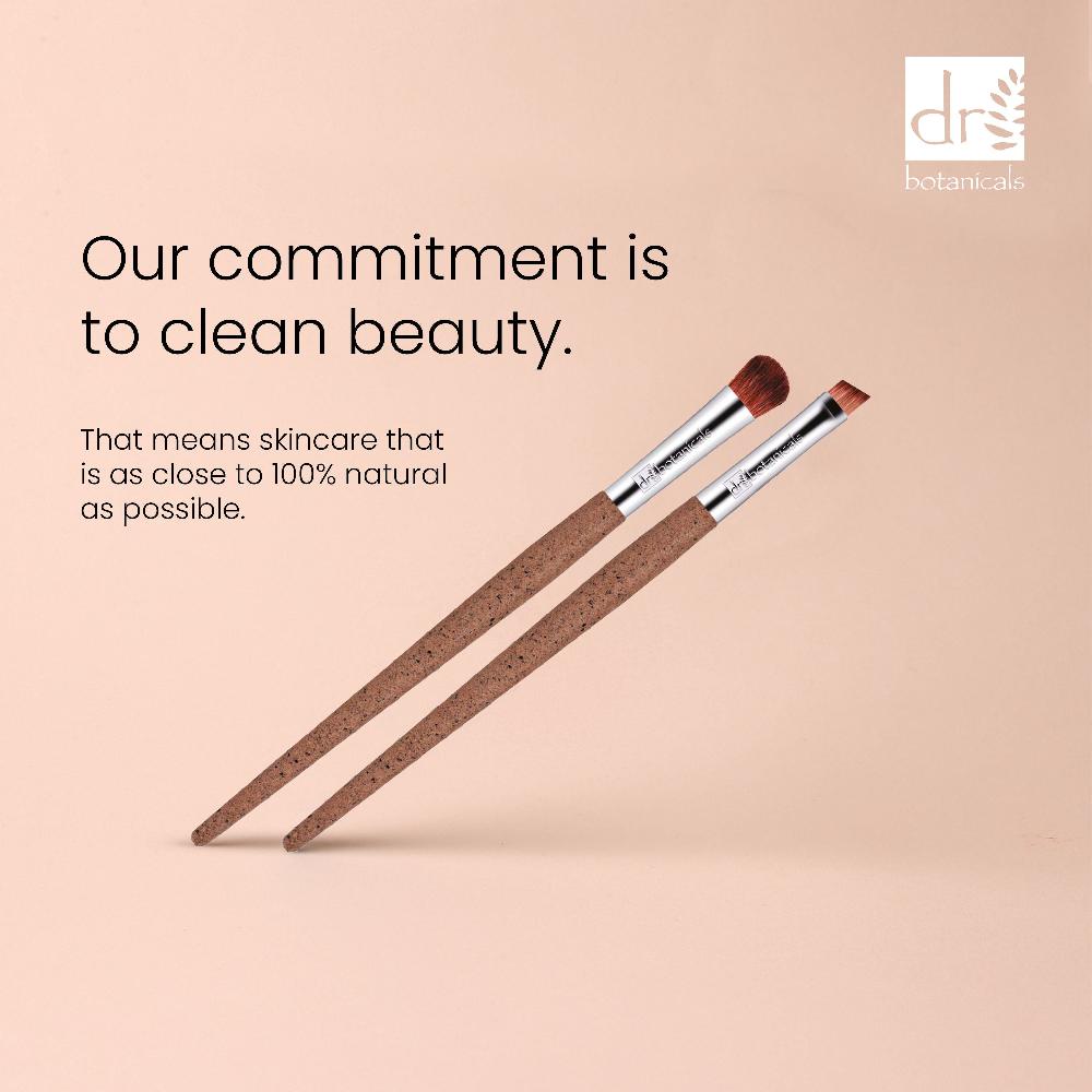 Skin Chemist Dr Botanicals Coffee Ground Set Of 2 Eye Brushes Twin Value Savings Pa