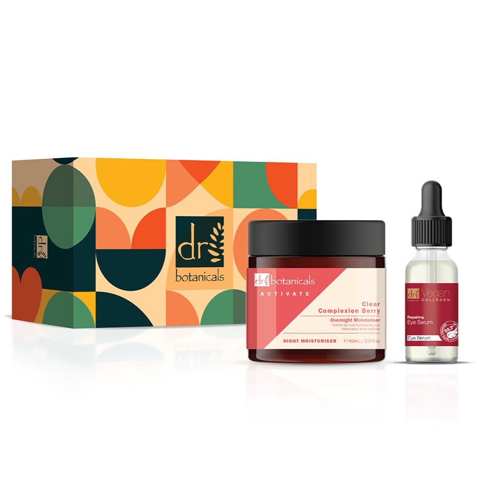 skin chemist Dr Botanicals Collagen Eye Serum & Berry Moisturiser Anti-Ageing Kit