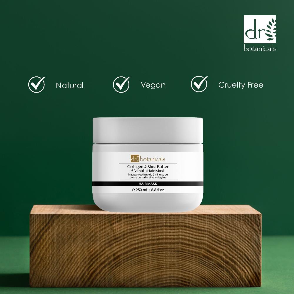 Skin Chemist Dr Botanicals Collagen & Shea Butter 5 Minute Hair Mask 250ml Twin Val