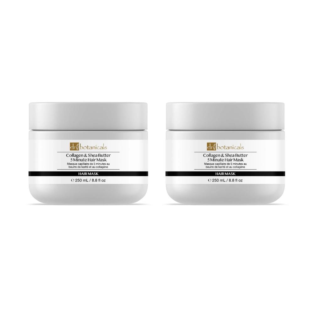 skin chemist Dr Botanicals Collagen & Shea Butter 5 Minute Hair Mask 250ml Twin Val