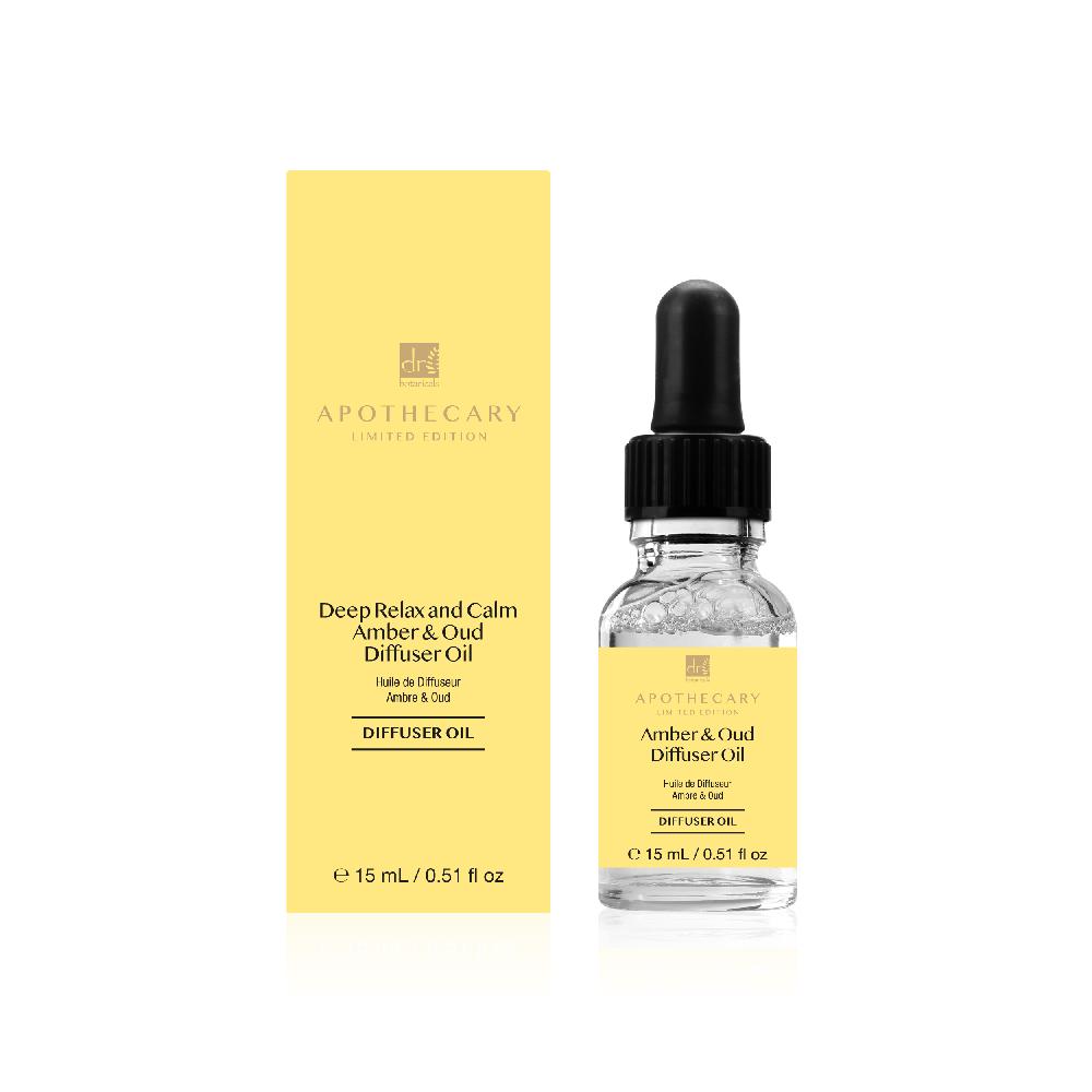 Skin Chemist Dr Botanicals Deep Relax & Calm Amber & Oud Diffuser Oil 15ml Twin Val