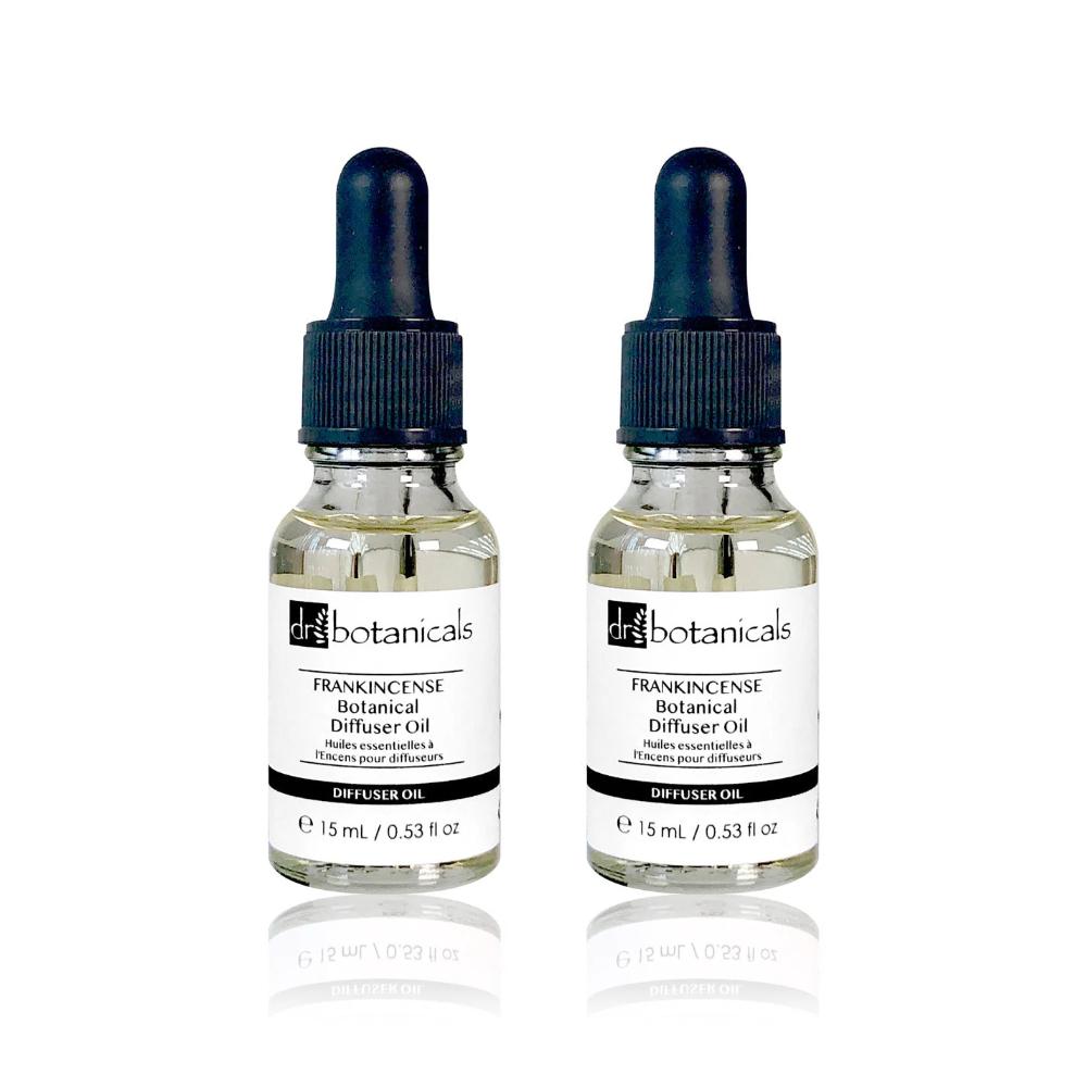 skin chemist Dr Botanicals Frankincense Diffuser Oil 15ml Twin Value Savings Pack